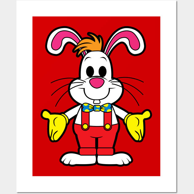 Roger Rabbit Chibi Wall Art by liora natalia